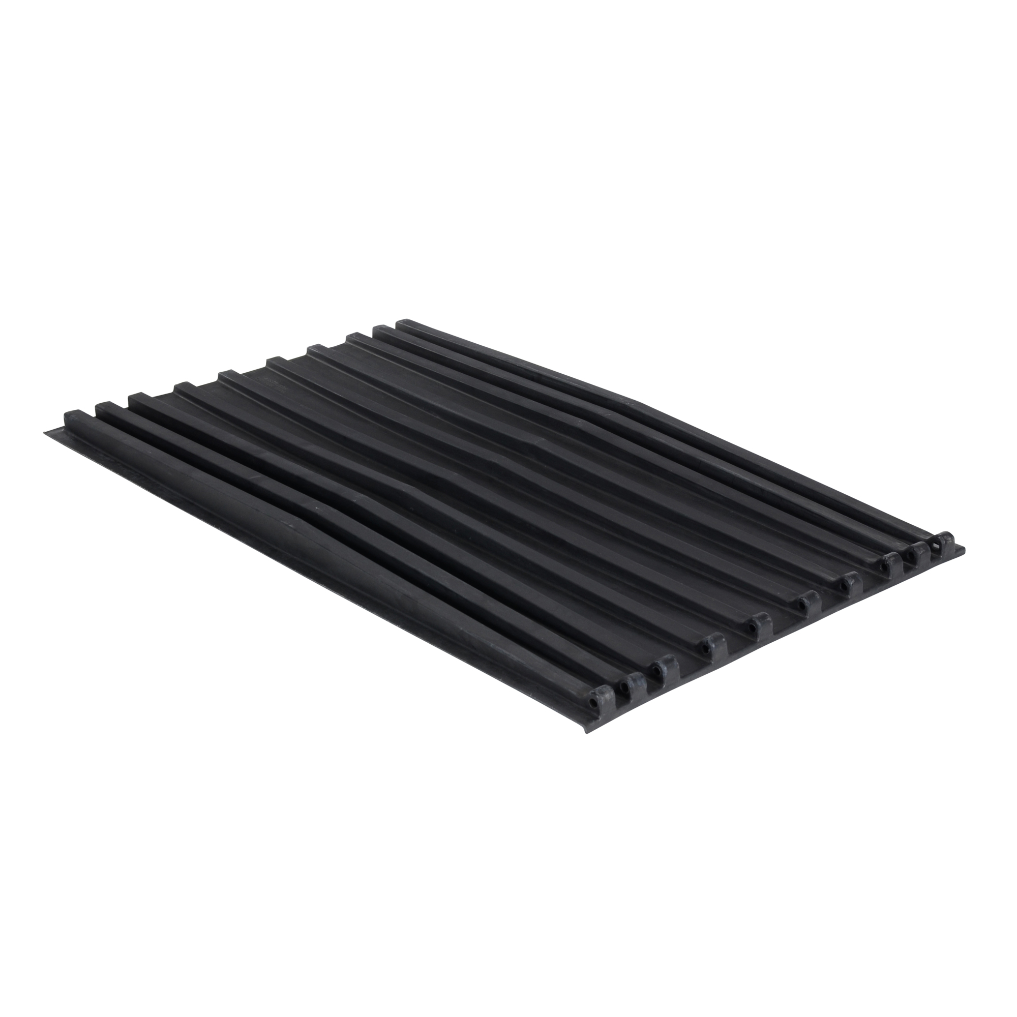 Vestil Poly Heavy-Duty D-Style Hopper Lid - Ribbed Design, Model# PLID-D-150